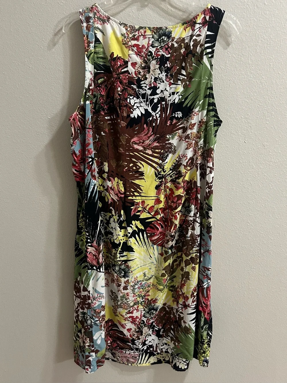 J. Jill Dress Size Large Colorful Vacation Resort Wear Casual Lightweight Summer